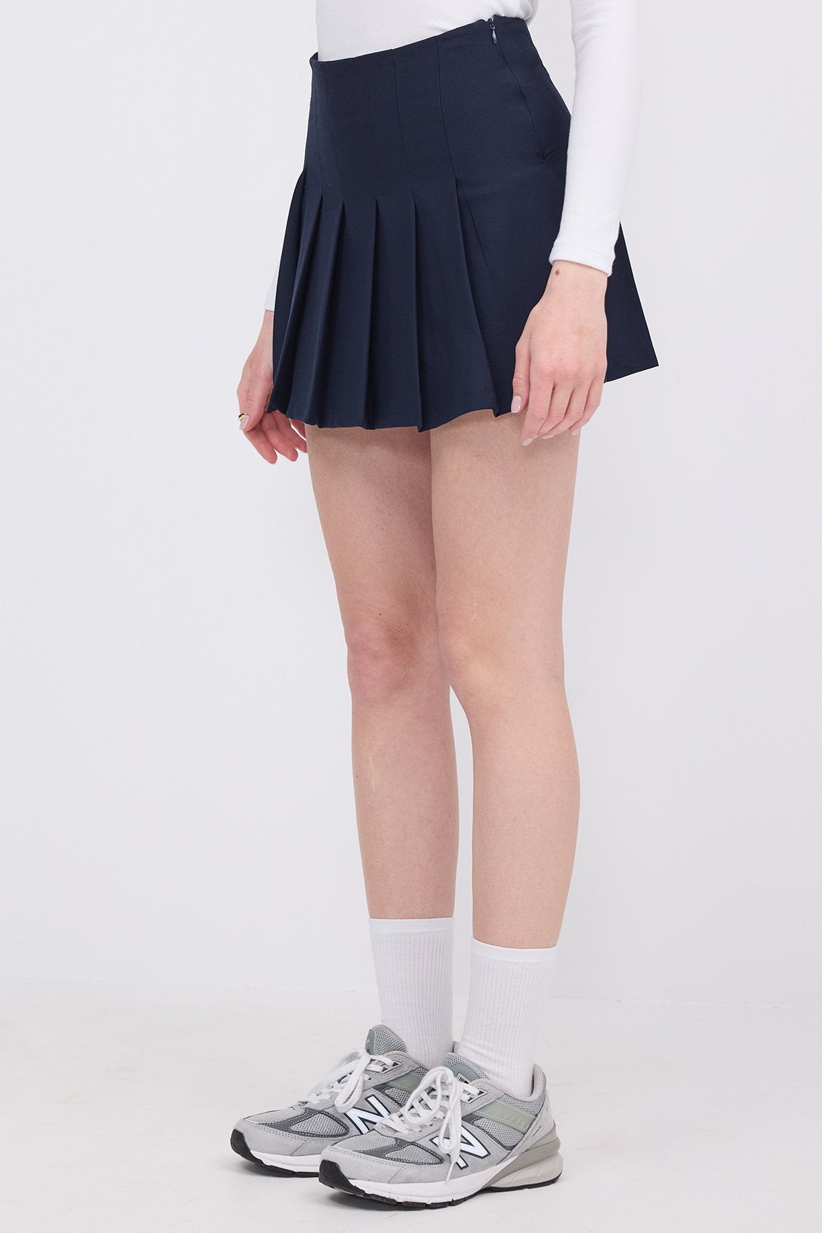 Night-Blue_Pleated-Mini-Skirt-addax