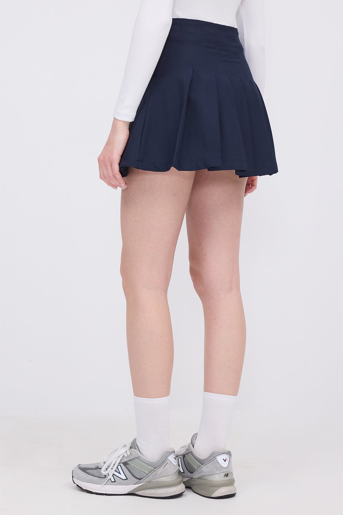 Night-Blue_Pleated-Mini-Skirt-addax