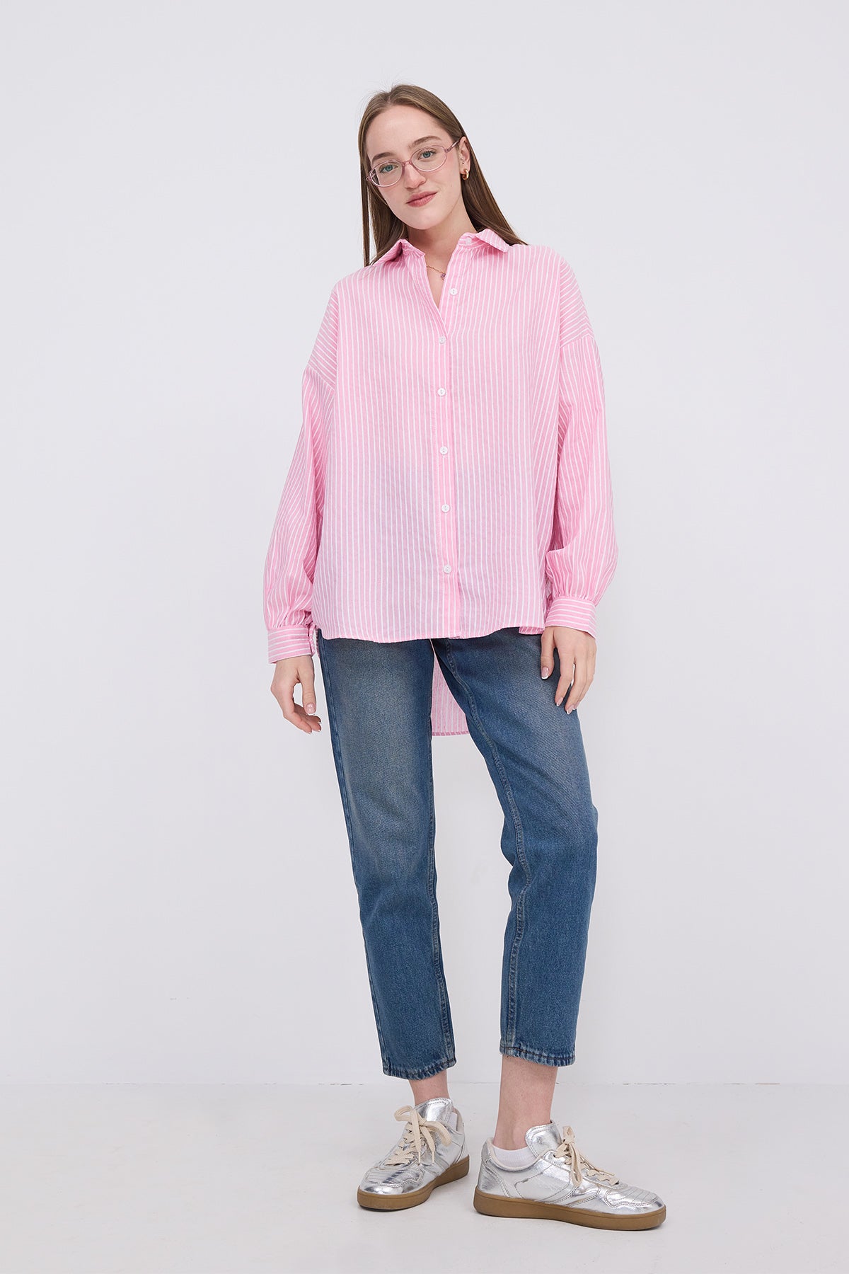 Oversize Striped Shirt