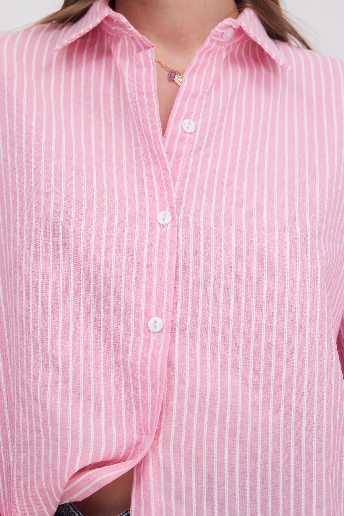 Pink_Oversize-Striped-Shirt-addax
