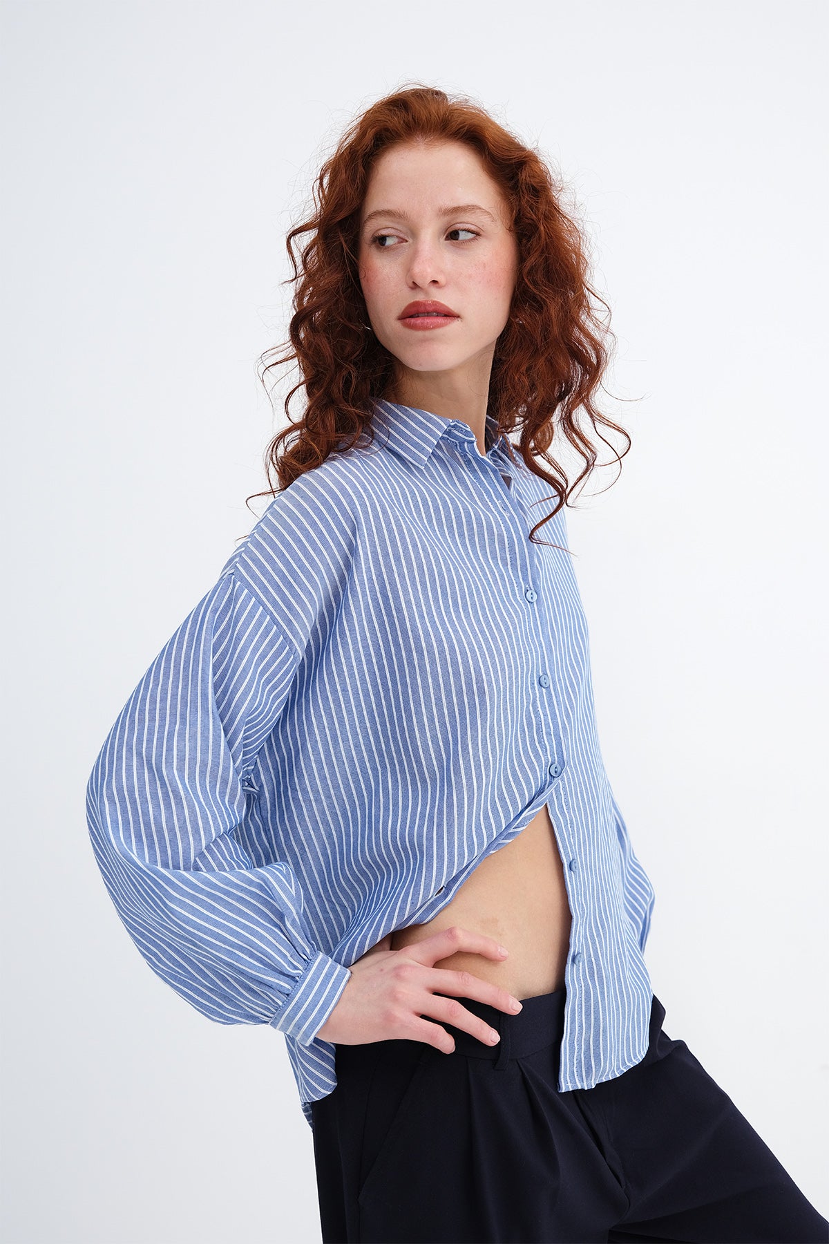 Night-Blue_Oversize-Striped-Shirt-addax