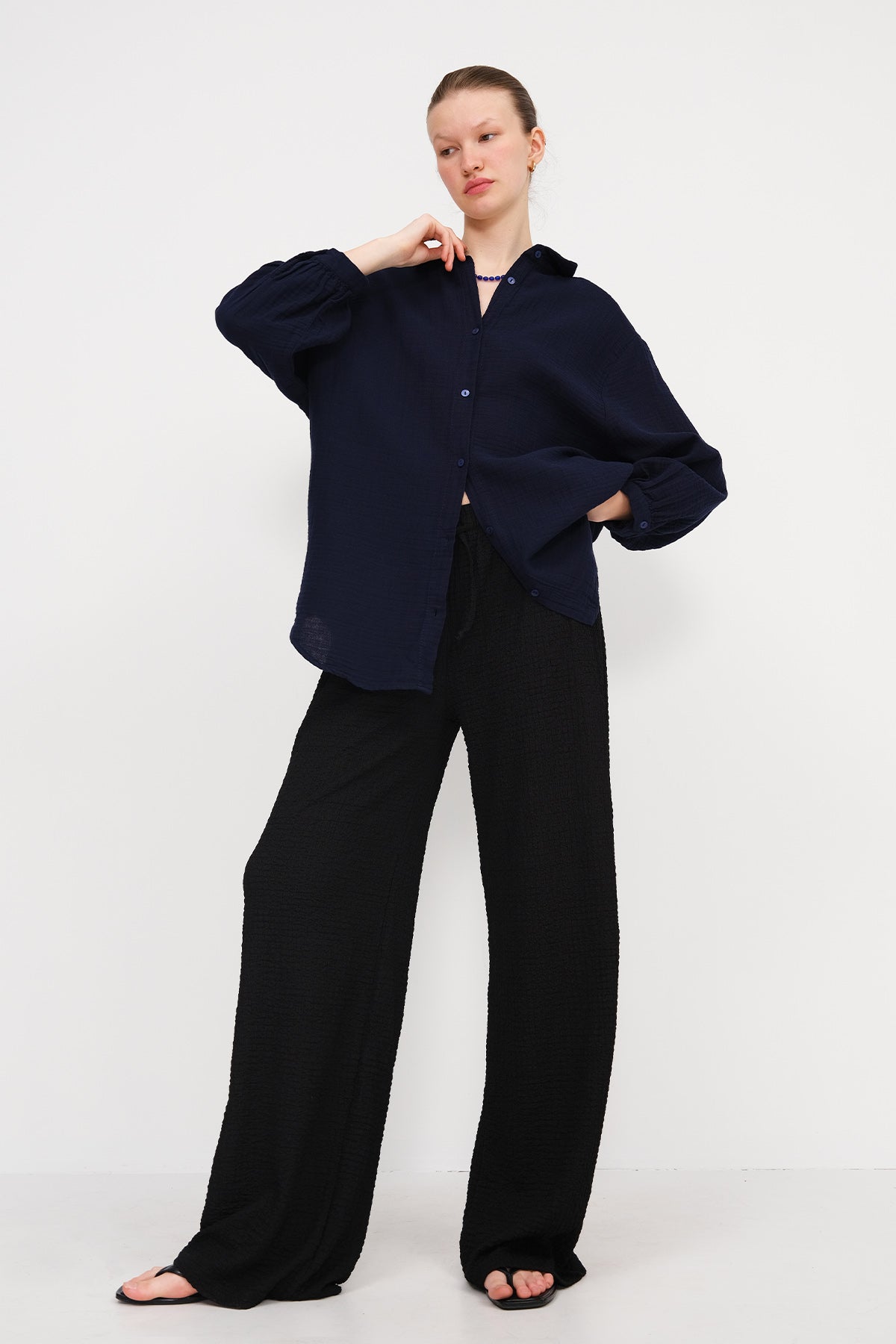 Night-Blue_Oversized-Basic-Shirt-addax
