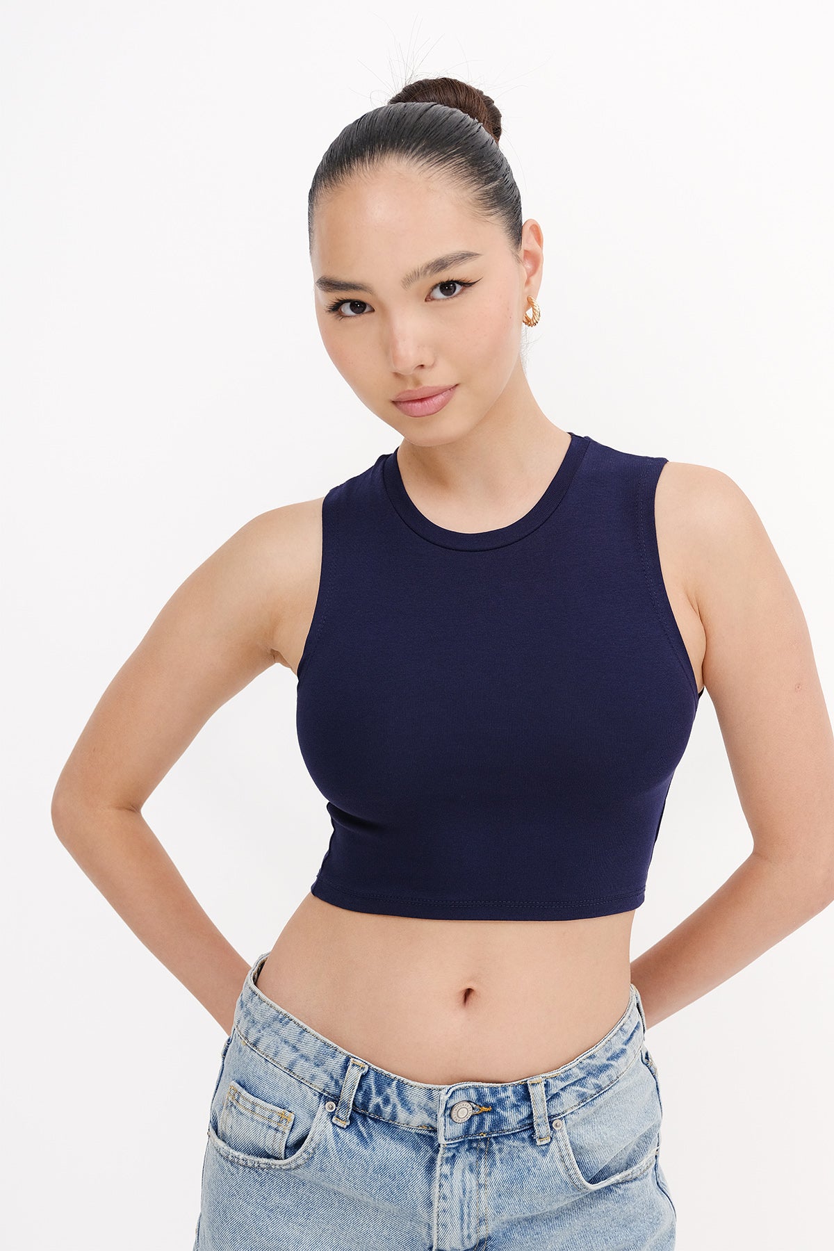 Night-Blue_Crew-Neck-Crop-Tank-Top-addax