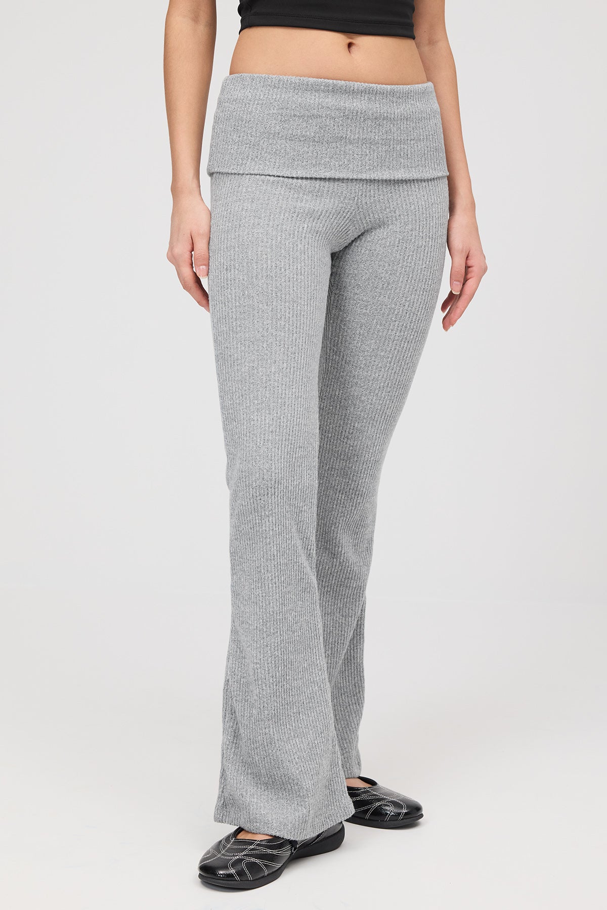 Grey-Melange_Fold-Waist-Knitwear-Trousers-addax