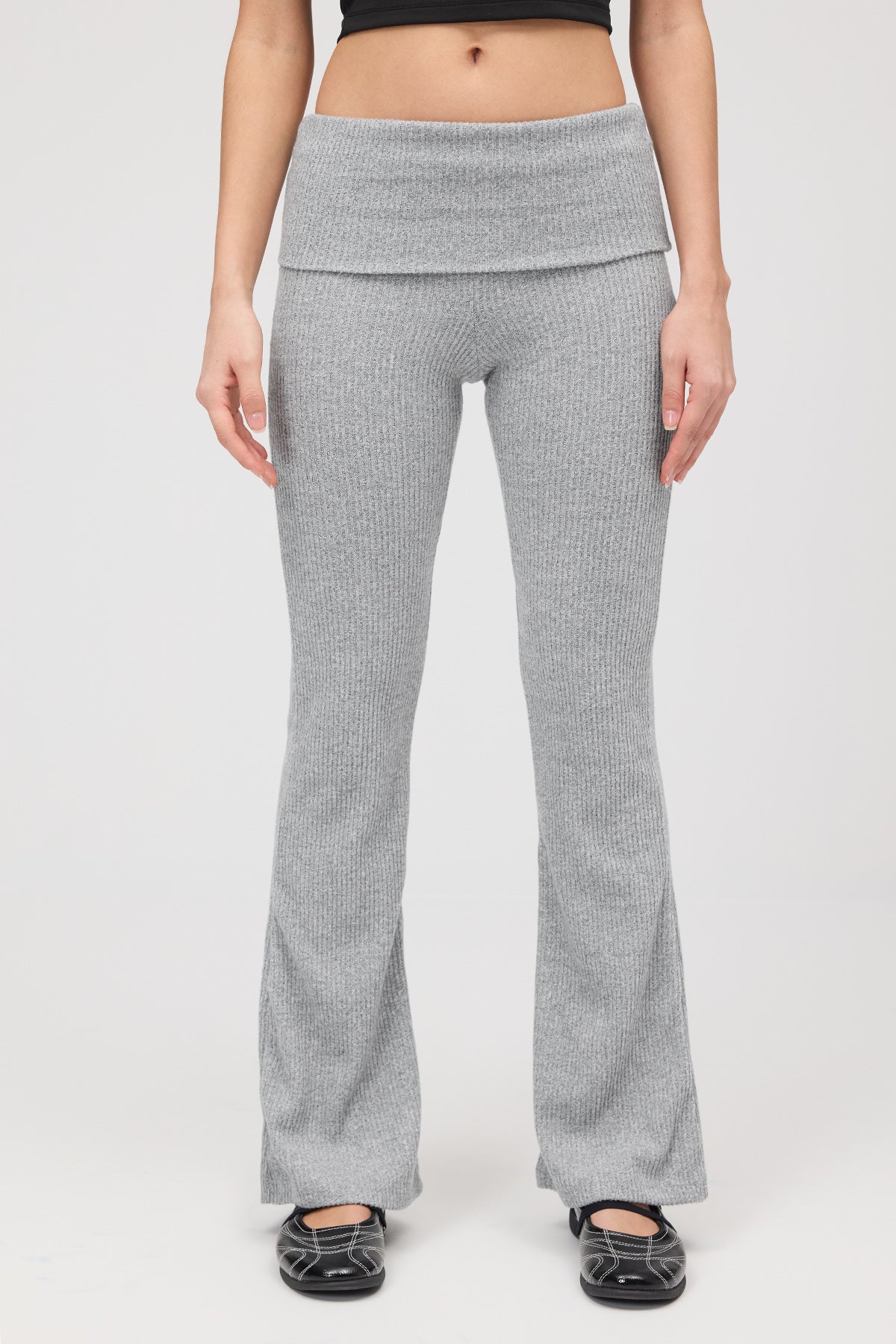 Grey-Melange_Fold-Waist-Knitwear-Trousers-addax