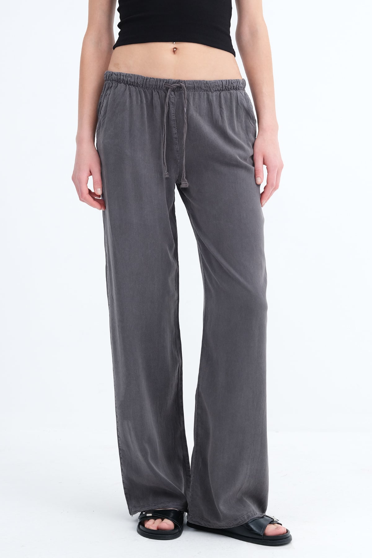 Charcoal_Elastic-Waist-Trousers-addax