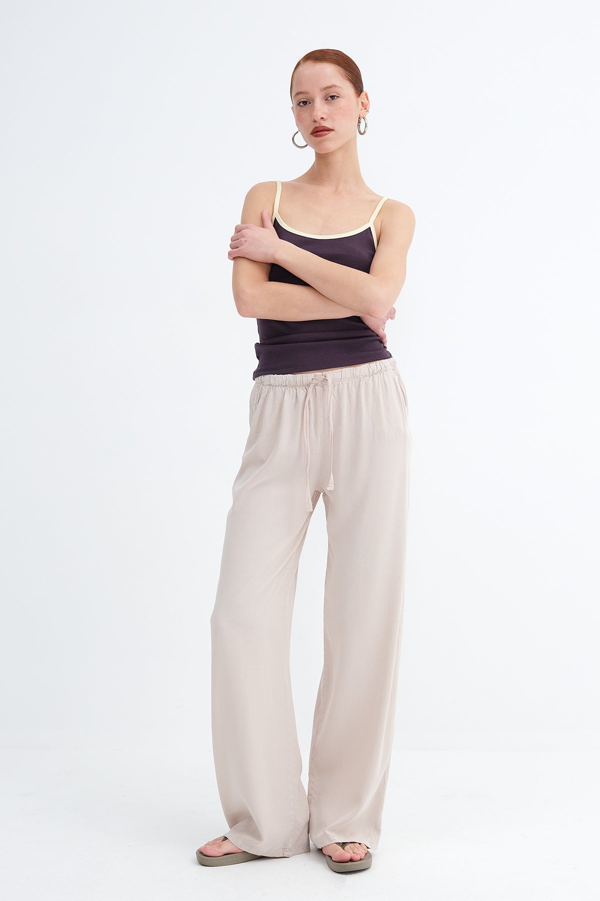 Elastic Waist Trousers