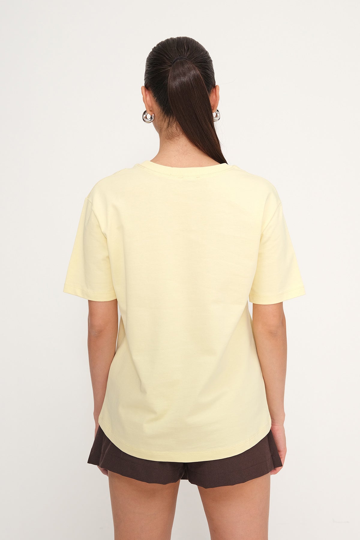 Light-Yellow_Crew-Neck-Basic-T-shirt-addax
