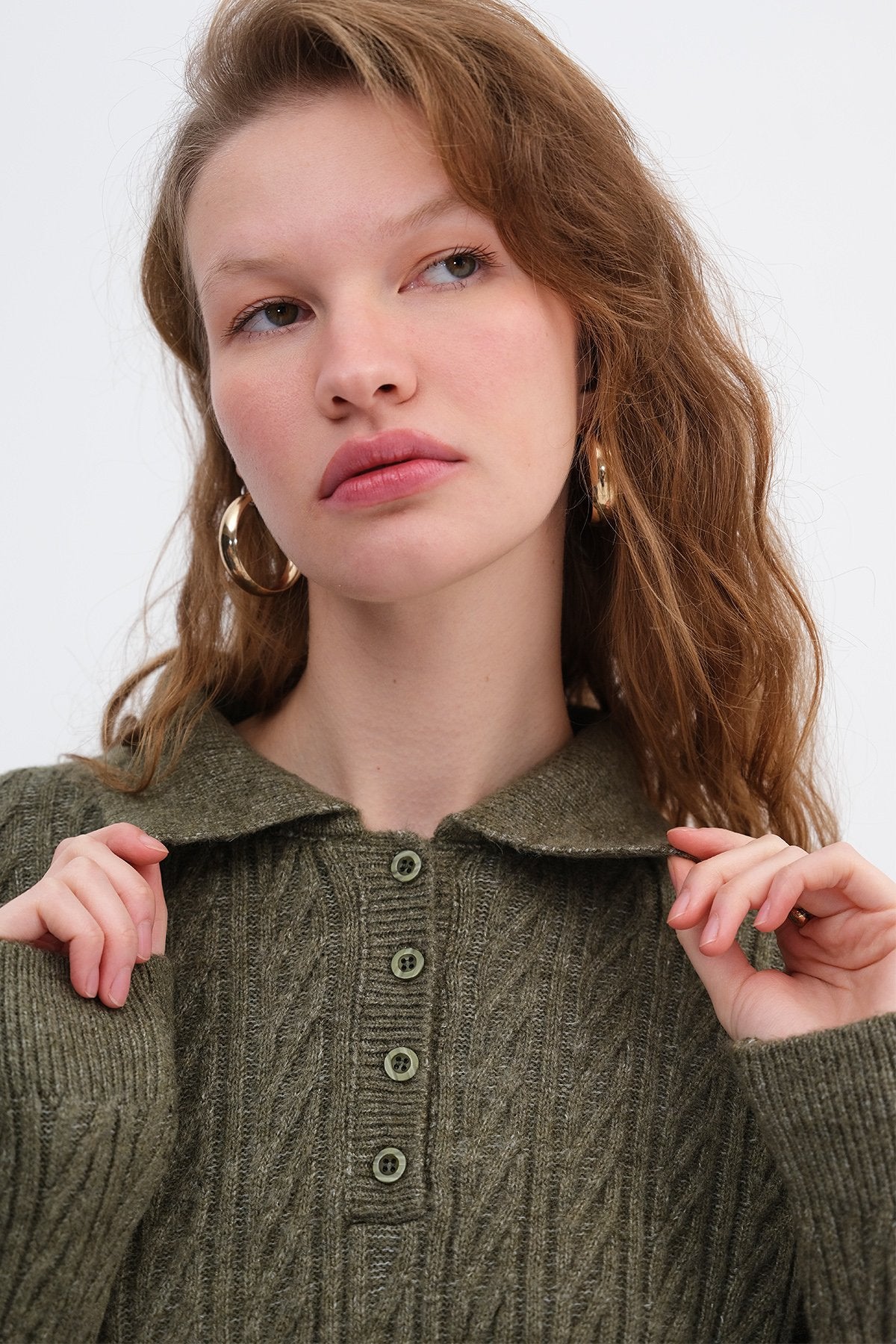 Khaki_Button-Detail-Knit-Sweater-addax