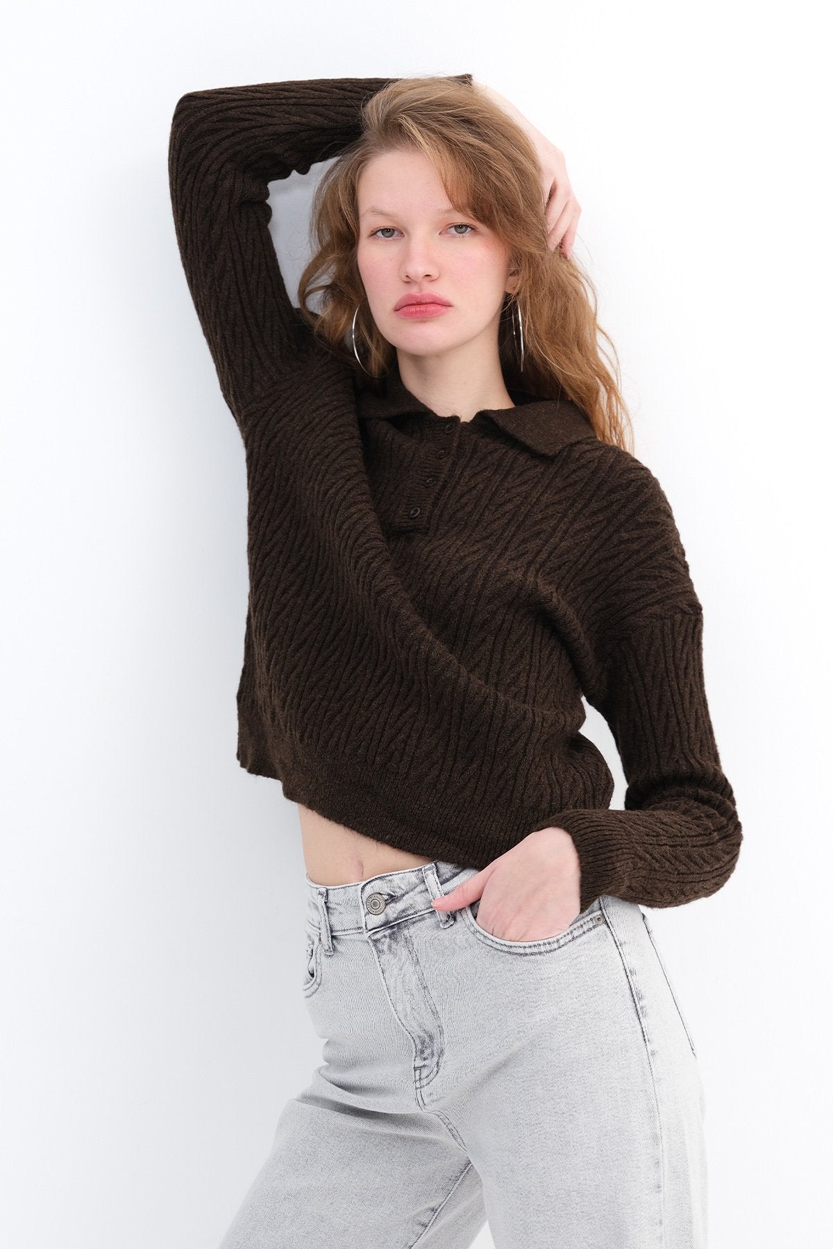 Brown_Button-Detail-Knit-Sweater-addax