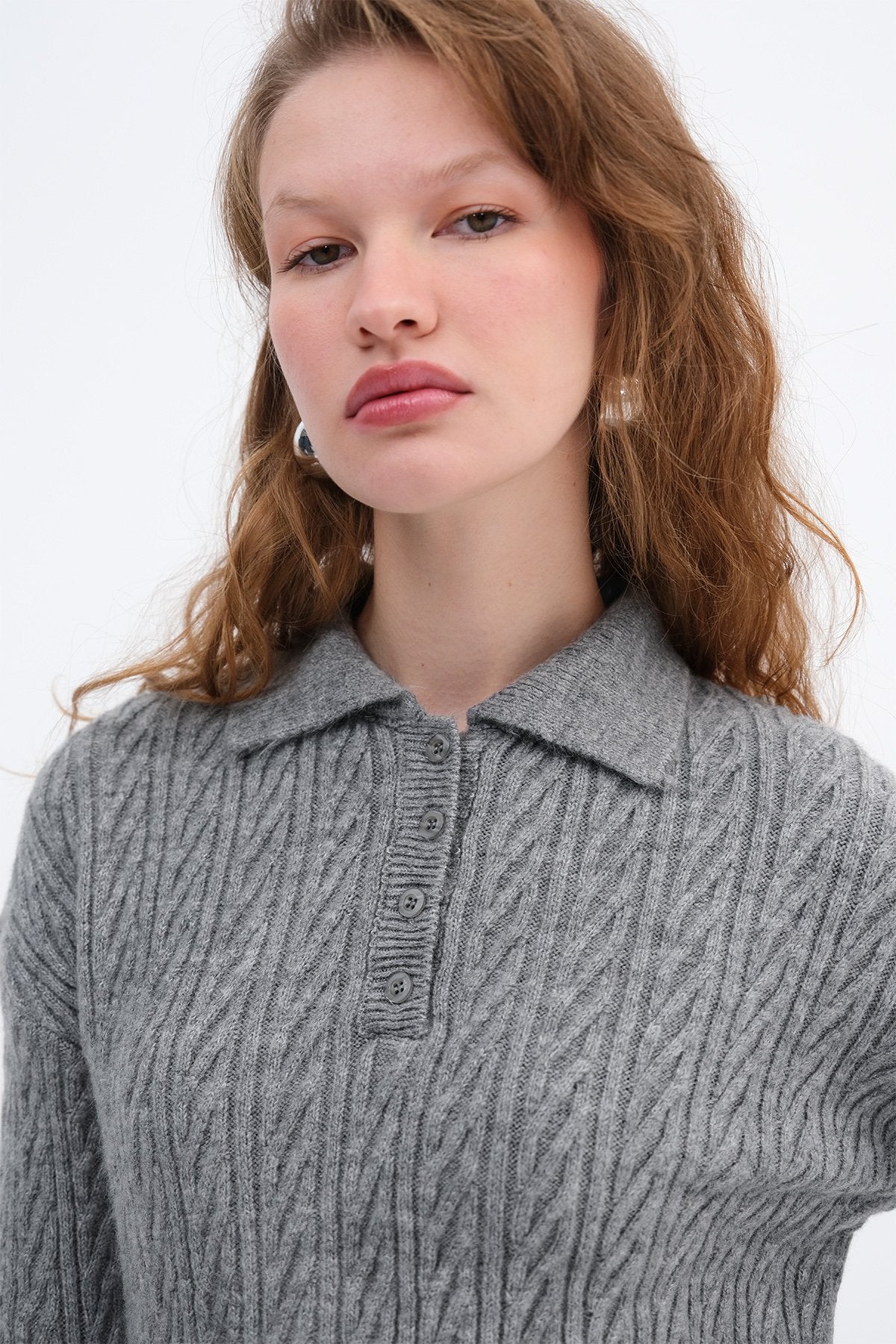 Grey-Melange_Button-Detail-Knit-Sweater-addax