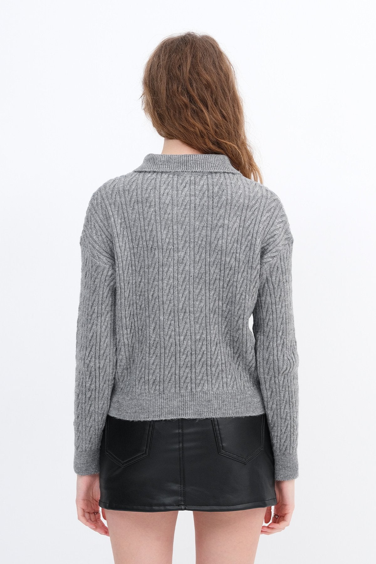 Grey-Melange_Button-Detail-Knit-Sweater-addax