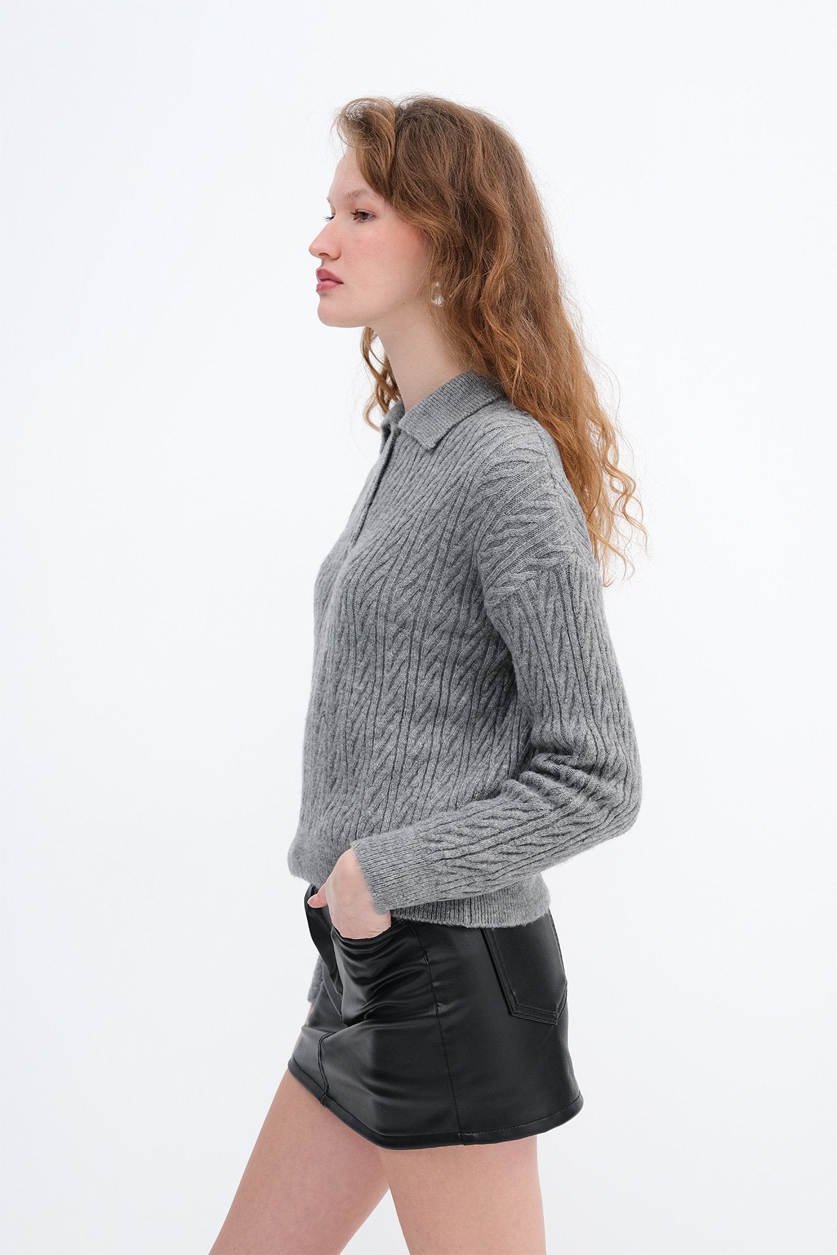 Grey-Melange_Button-Detail-Knit-Sweater-addax