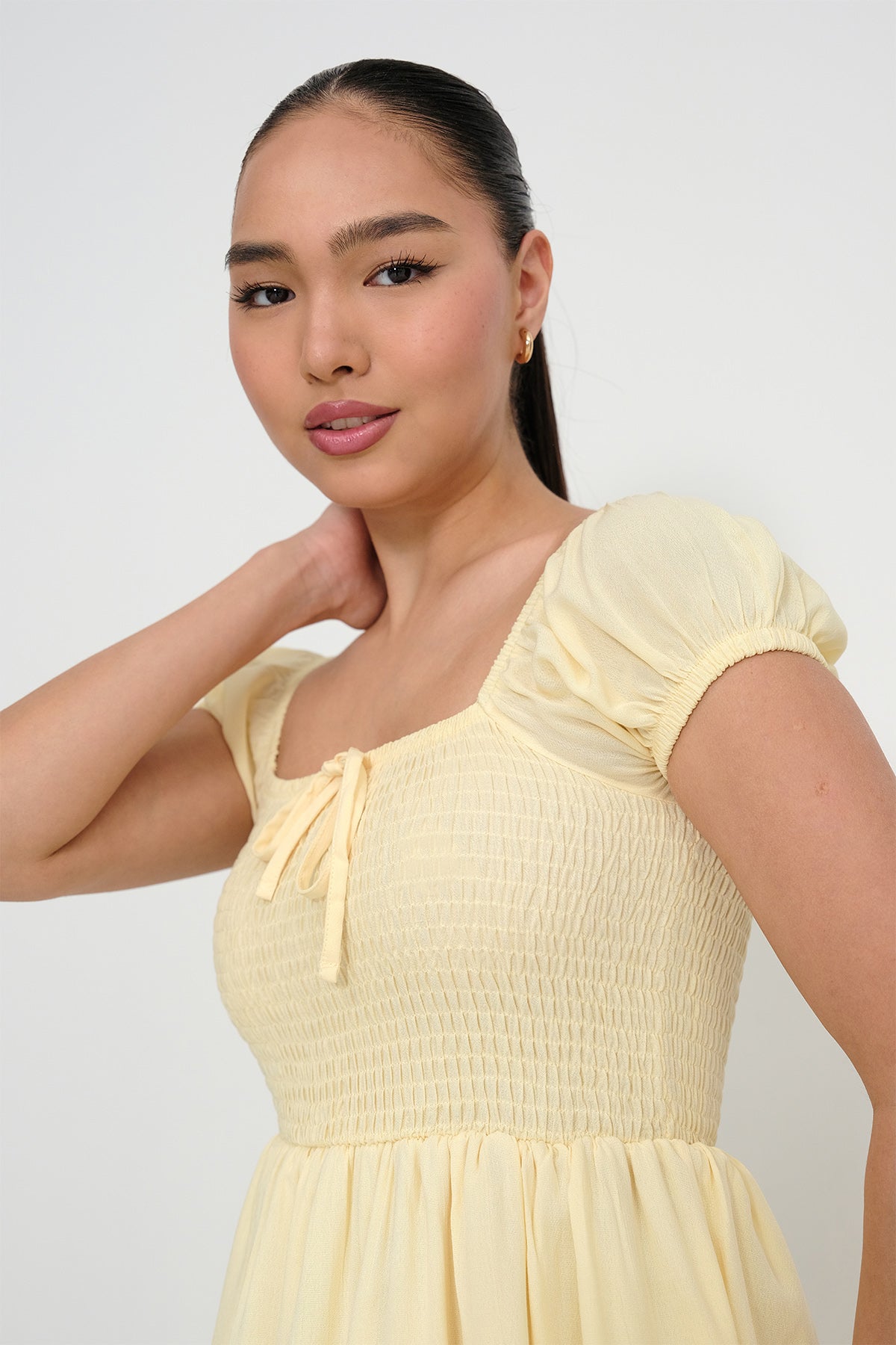 Light-Yellow_Gipel-Mini-Dress-addax