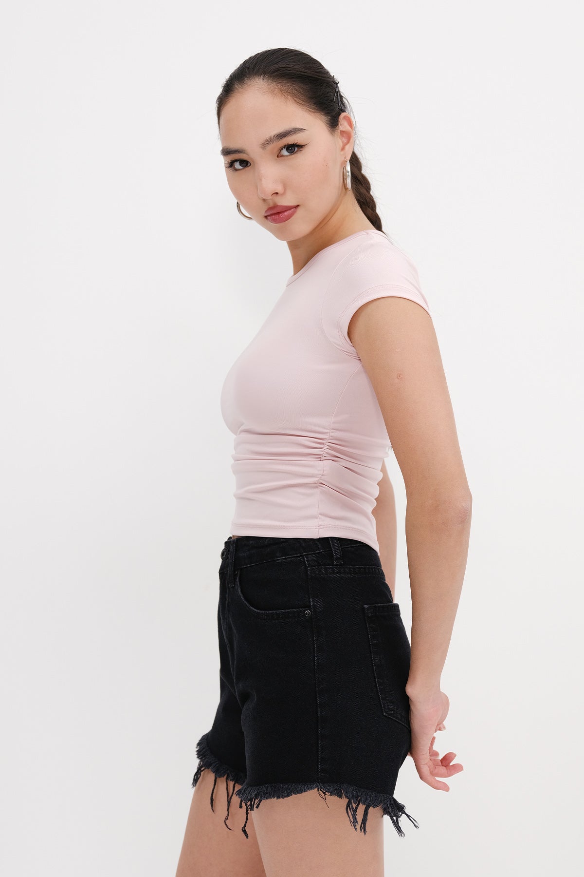 Lotus_Side-Pleated-T-shirt-addax