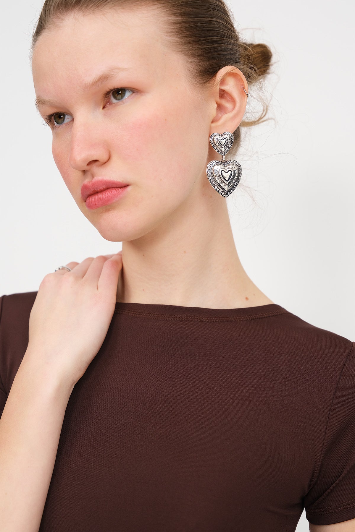 Brown_Crew-Neck-Basic-T-shirt-addax