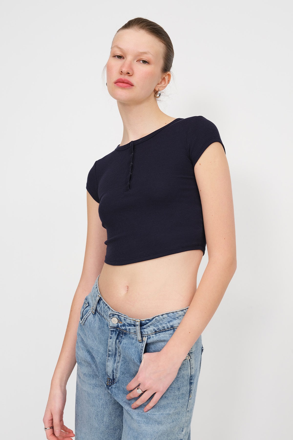 Night-Blue_Modal-T-shirt-with-Snap-Collar-addax