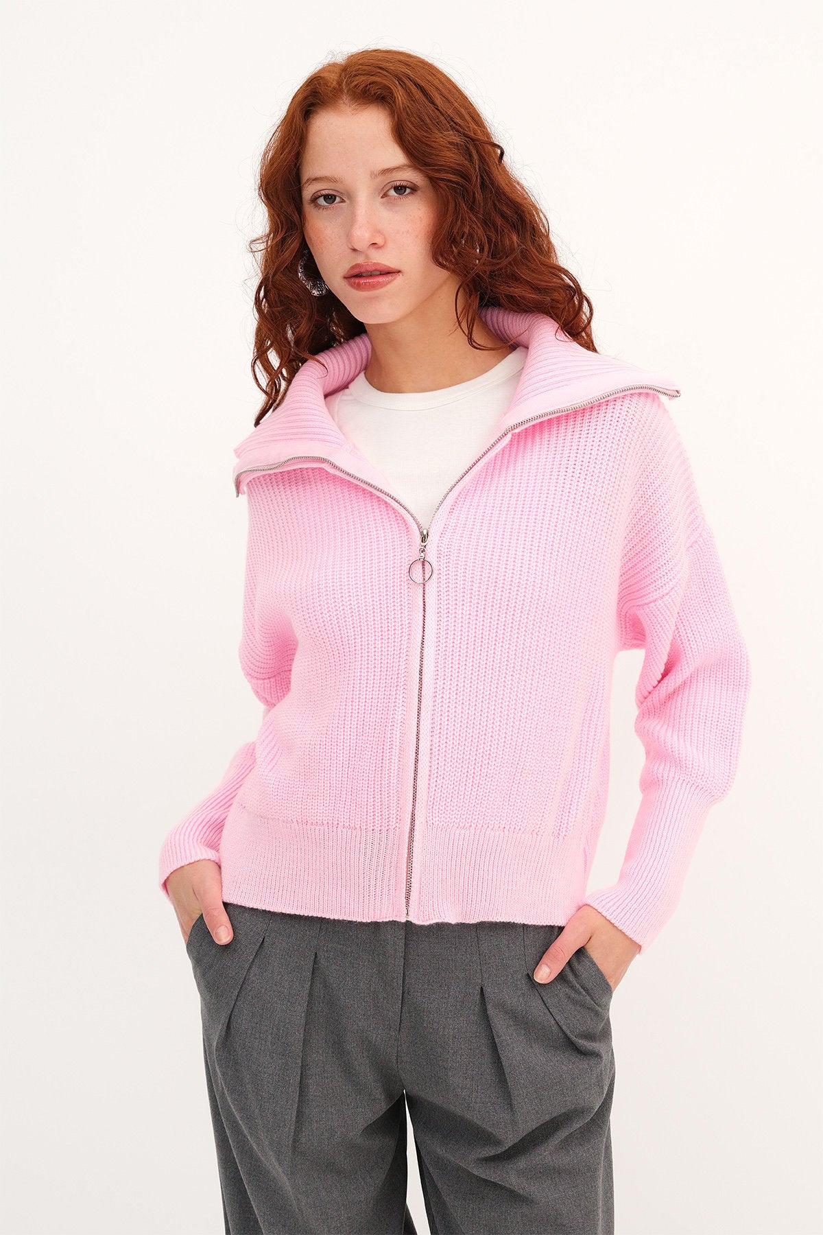 Pink_Zip-Up-Knit-Cardigan-addax
