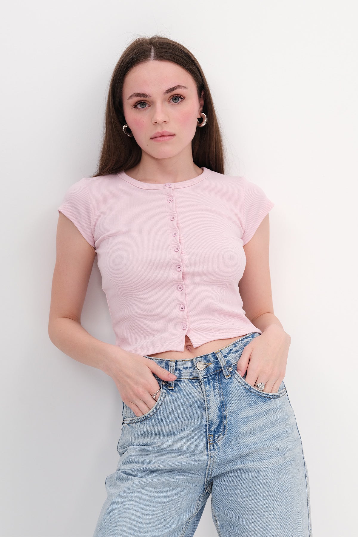 Lotus_Basic-Buttoned-T-shirt-addax