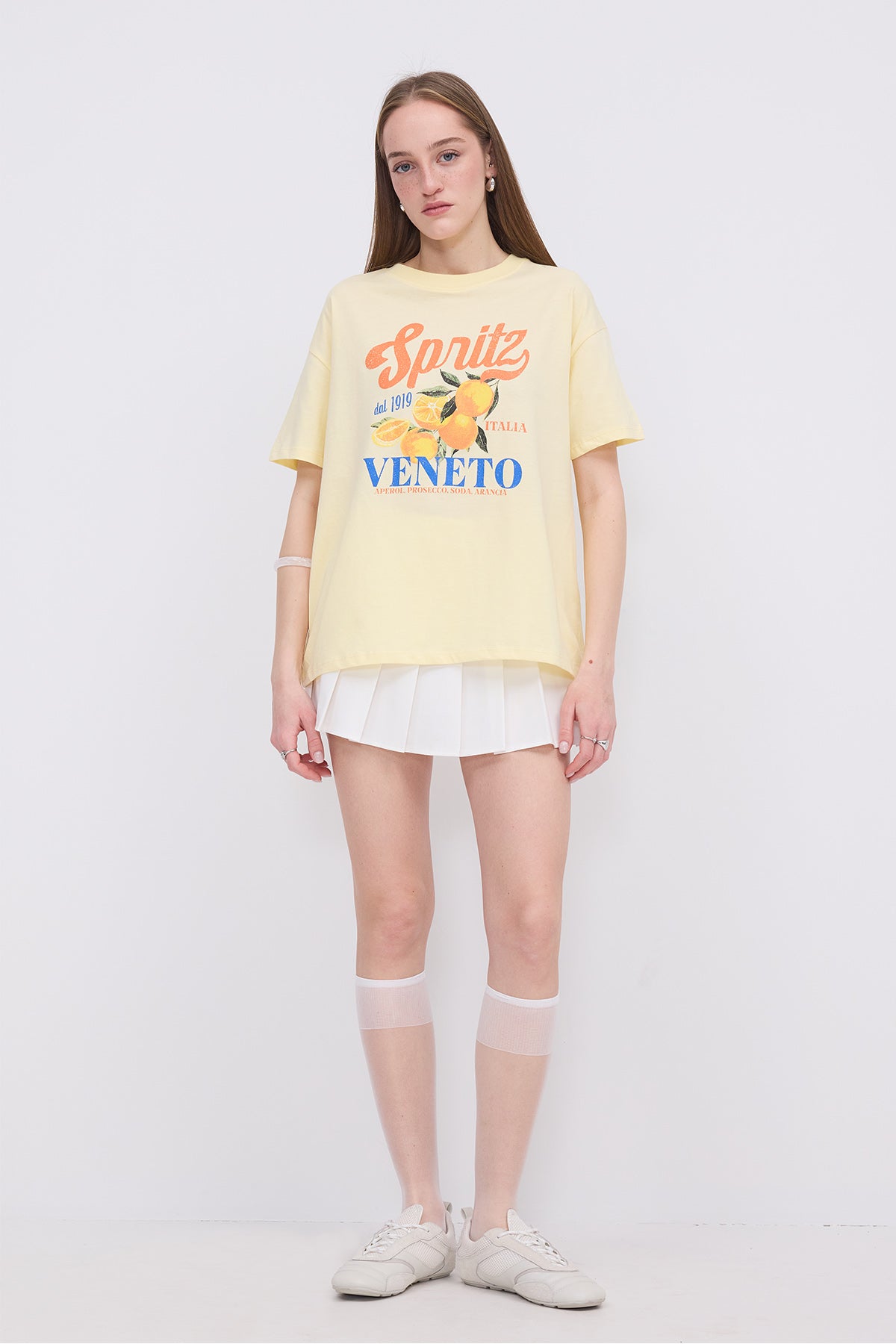 Light-Yellow_Crew-Neck-Printed-T-shirt-addax
