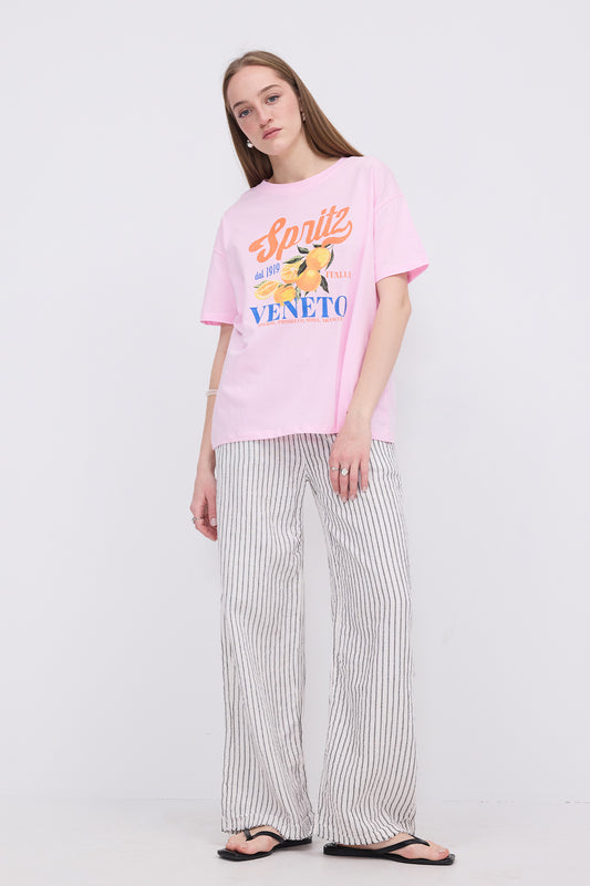 Begonia_Crew-Neck-Printed-T-shirt-addax