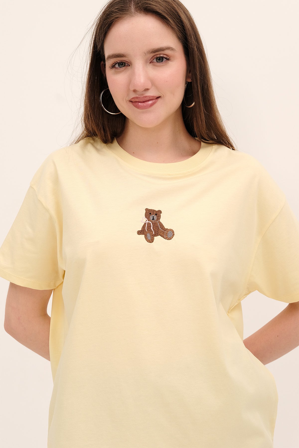 Light-Yellow_Teddy-Bear-Printed-T-Shirt-addax