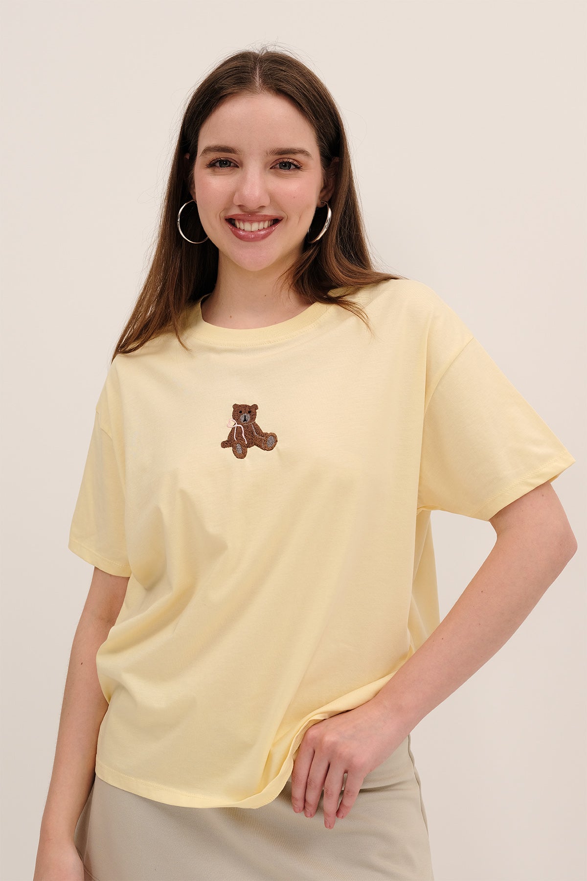 Light-Yellow_Teddy-Bear-Printed-T-Shirt-addax