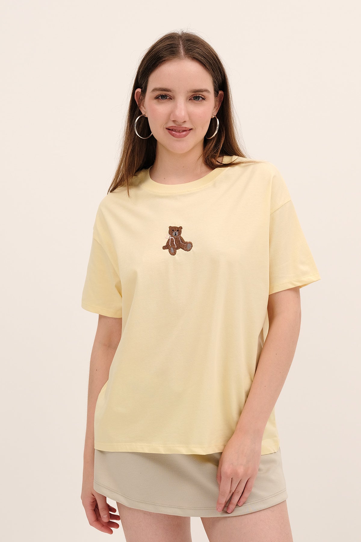 Light-Yellow_Teddy-Bear-Printed-T-Shirt-addax