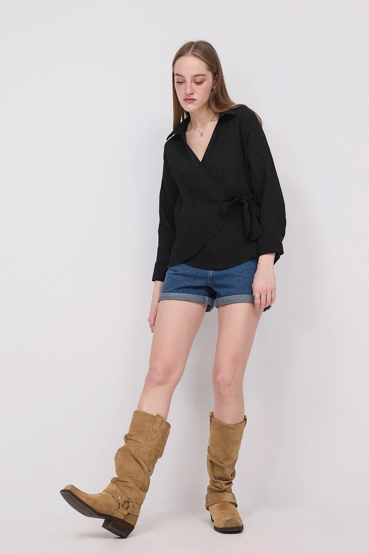 Black_Tied-Striped-Shirt-addax