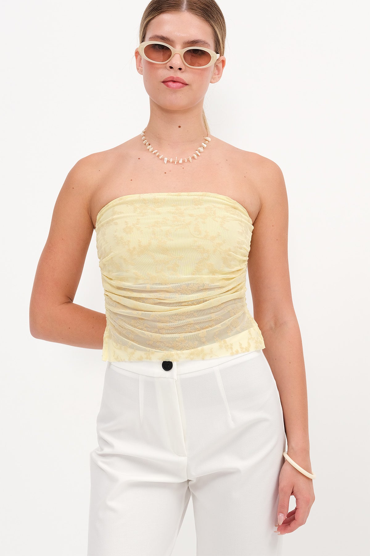 Light-Yellow_Strapless-Printed-Bustier-addax