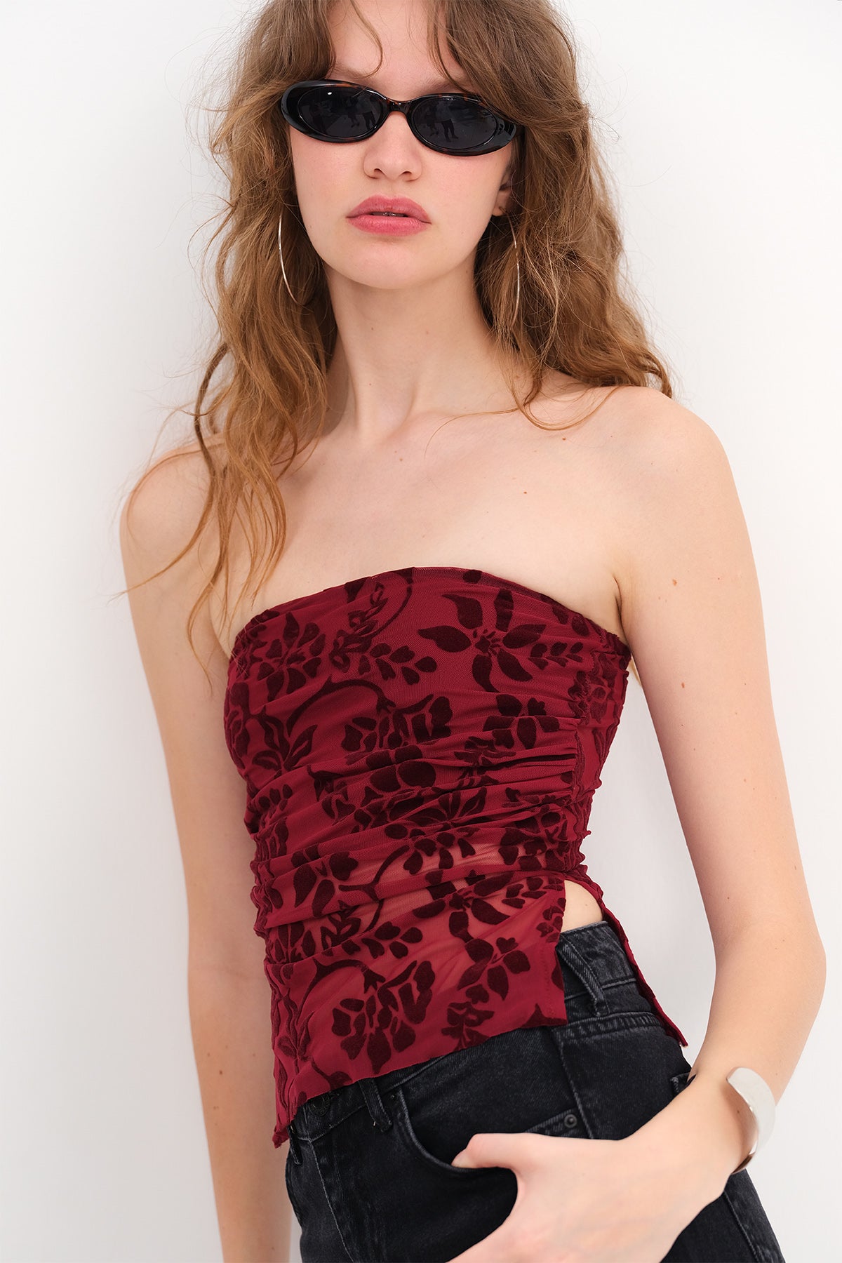 Gardenia_Strapless-Printed-Bustier-addax