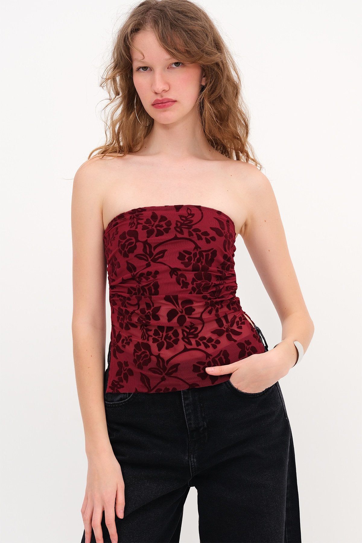 Gardenia_Strapless-Printed-Bustier-addax