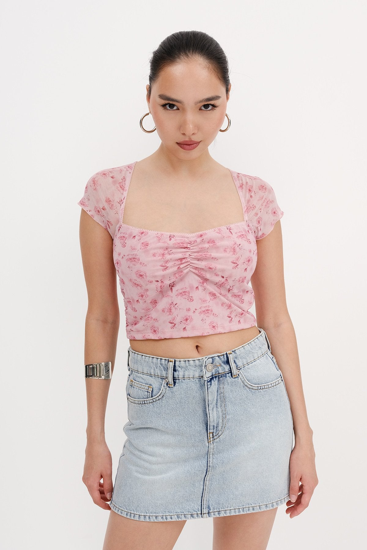 Lotus_Patterned-Crop-Blouse-addax