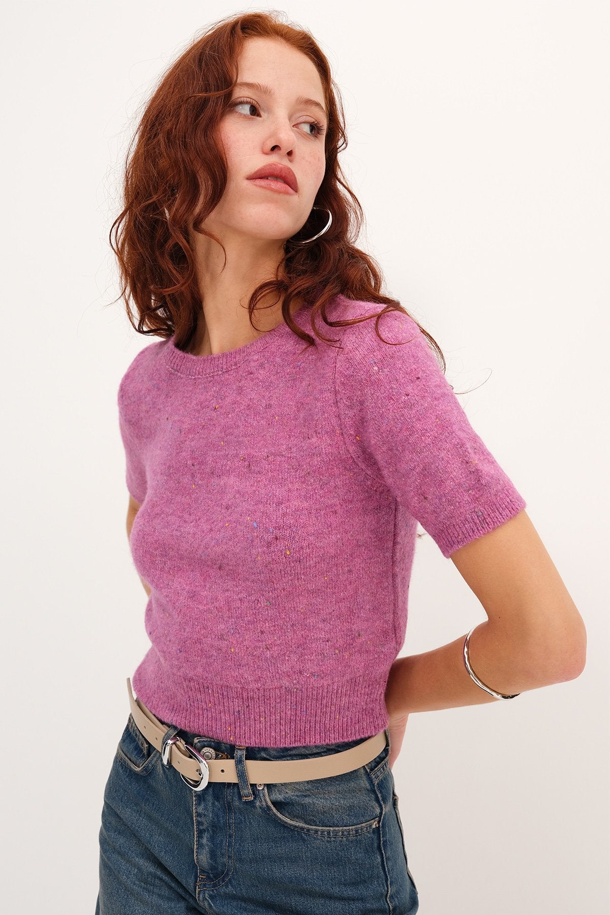 Orchid_Short-Sleeve-Textured- Knit-Sweater-addax