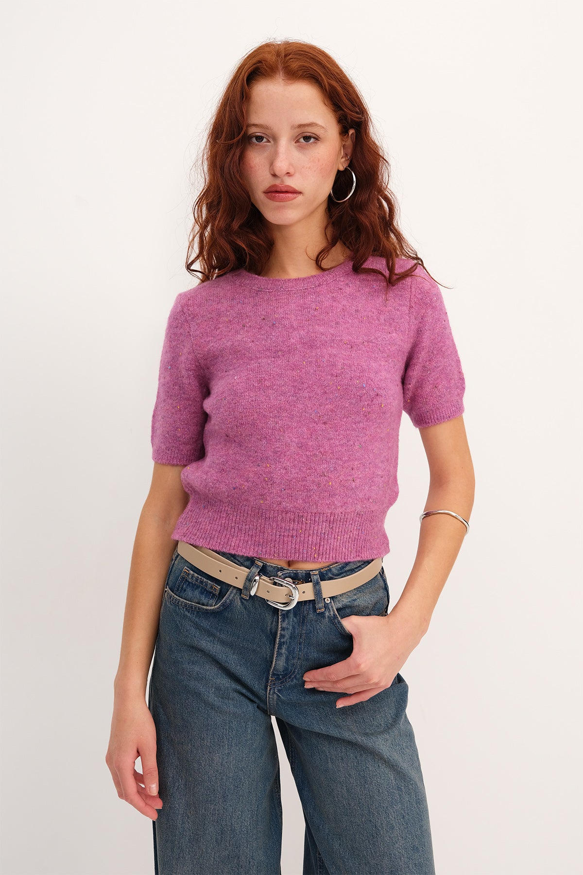Orchid_Short-Sleeve-Textured- Knit-Sweater-addax