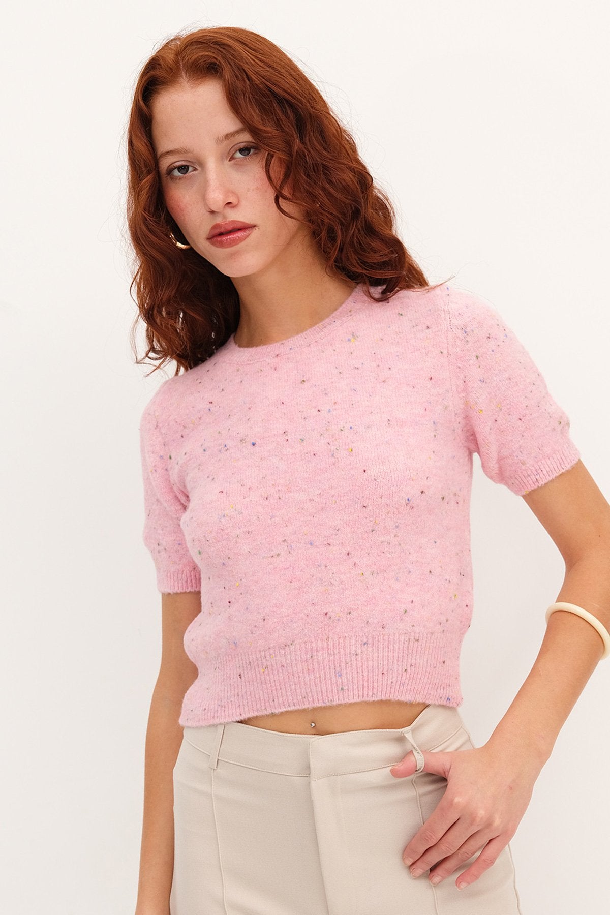 Begonia_Short-Sleeve-Textured- Knit-Sweater-addax