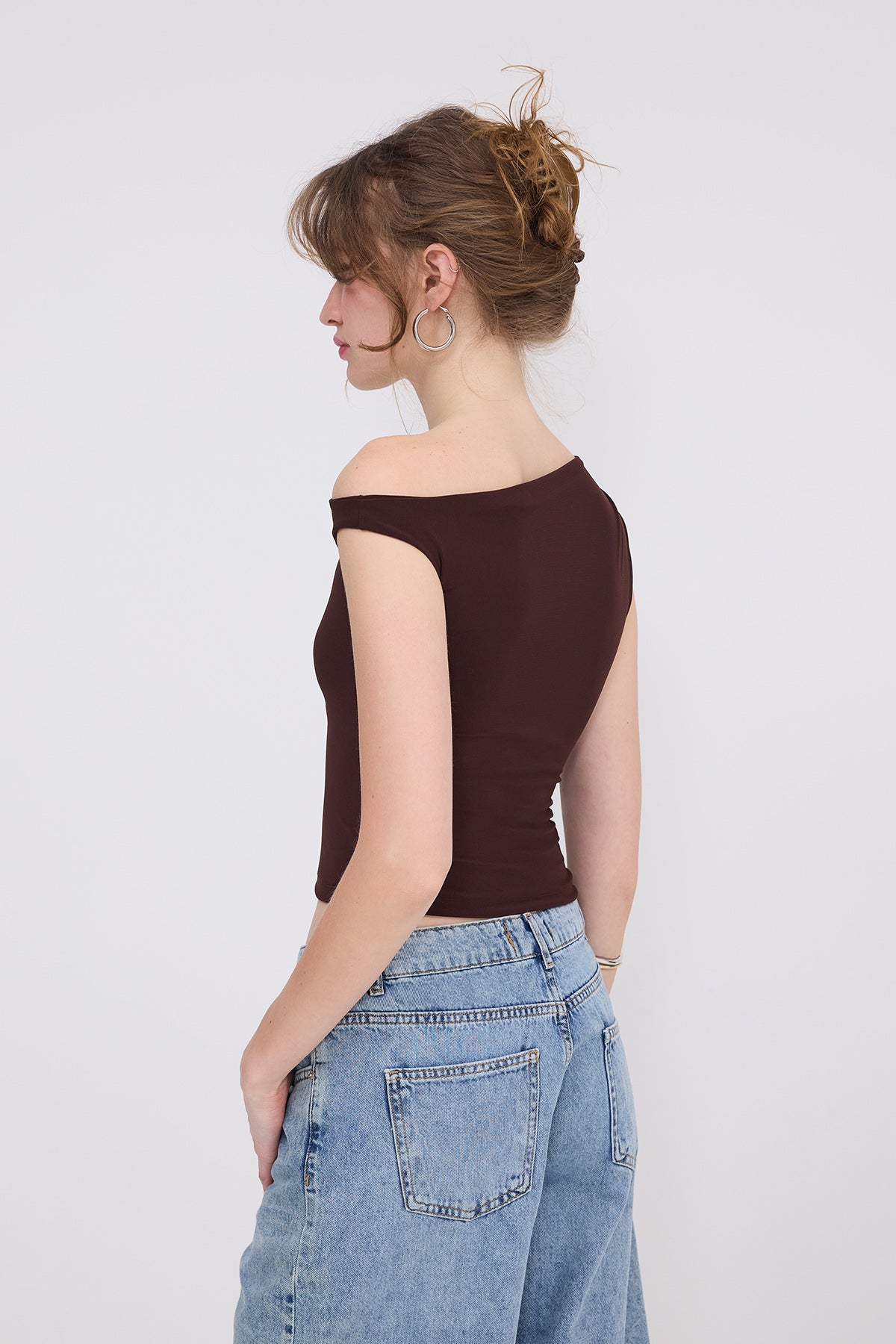 Bitter-Coffee_Boat-Neck-Blouse-addax