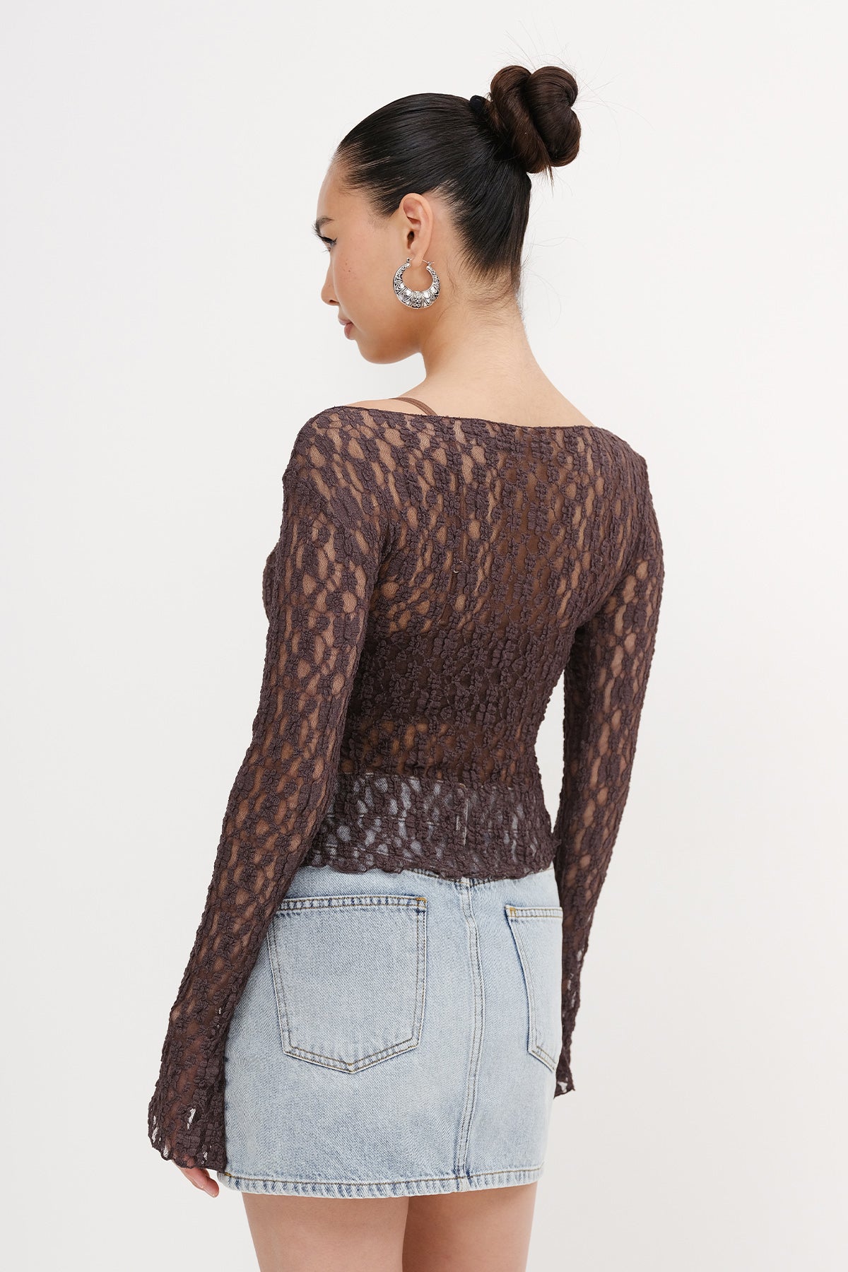 Soft-Brown_Lace-Transparent-Blouse-addax