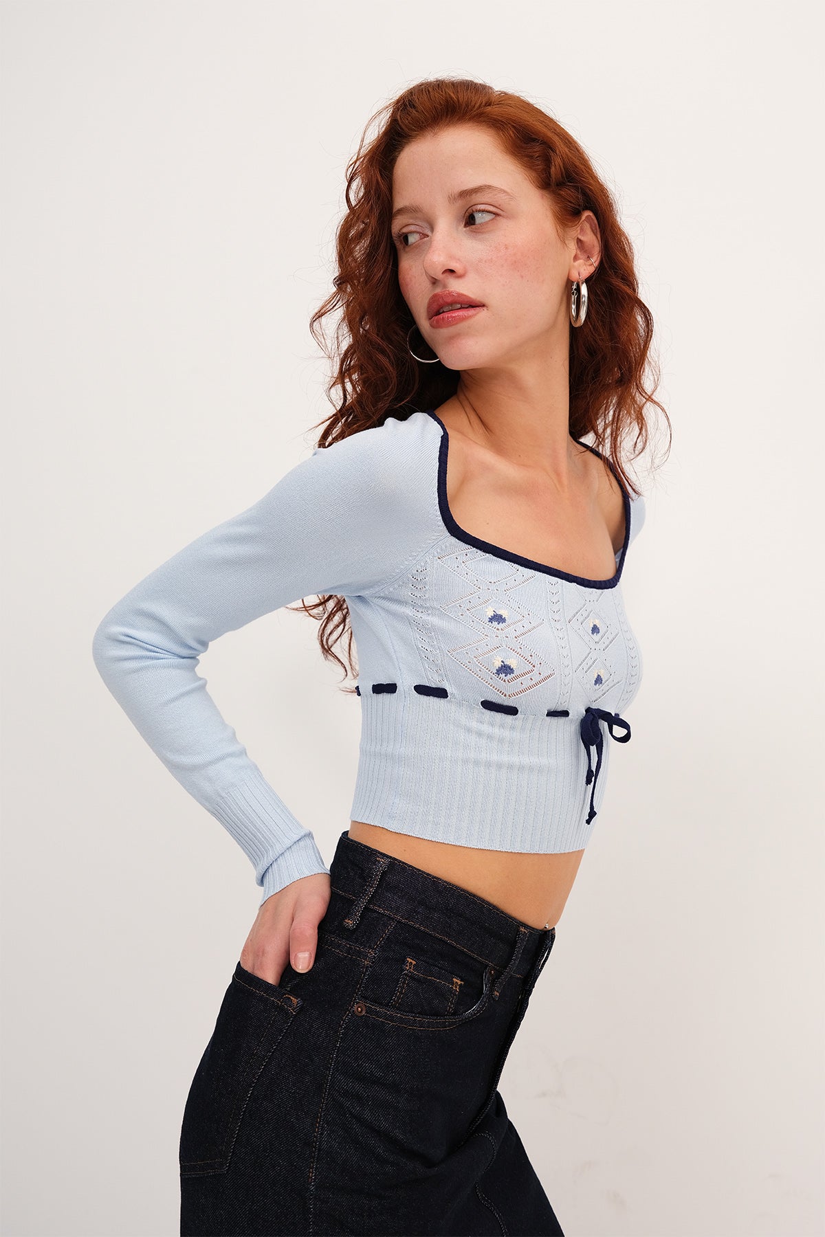 Baby-Blue_Square-Neck-Lace-Up-Knitwear-addax