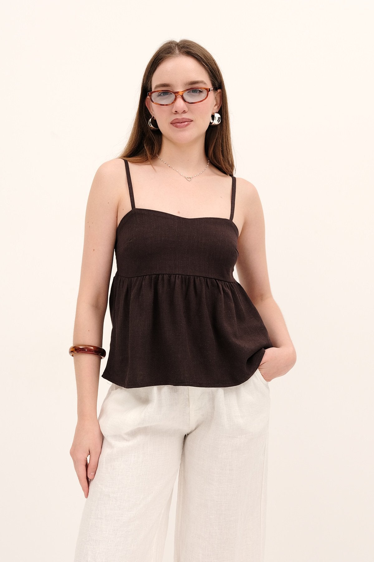 Bitter-Coffee_Linen-Blended-Rope-Strap-Undershirt-addax