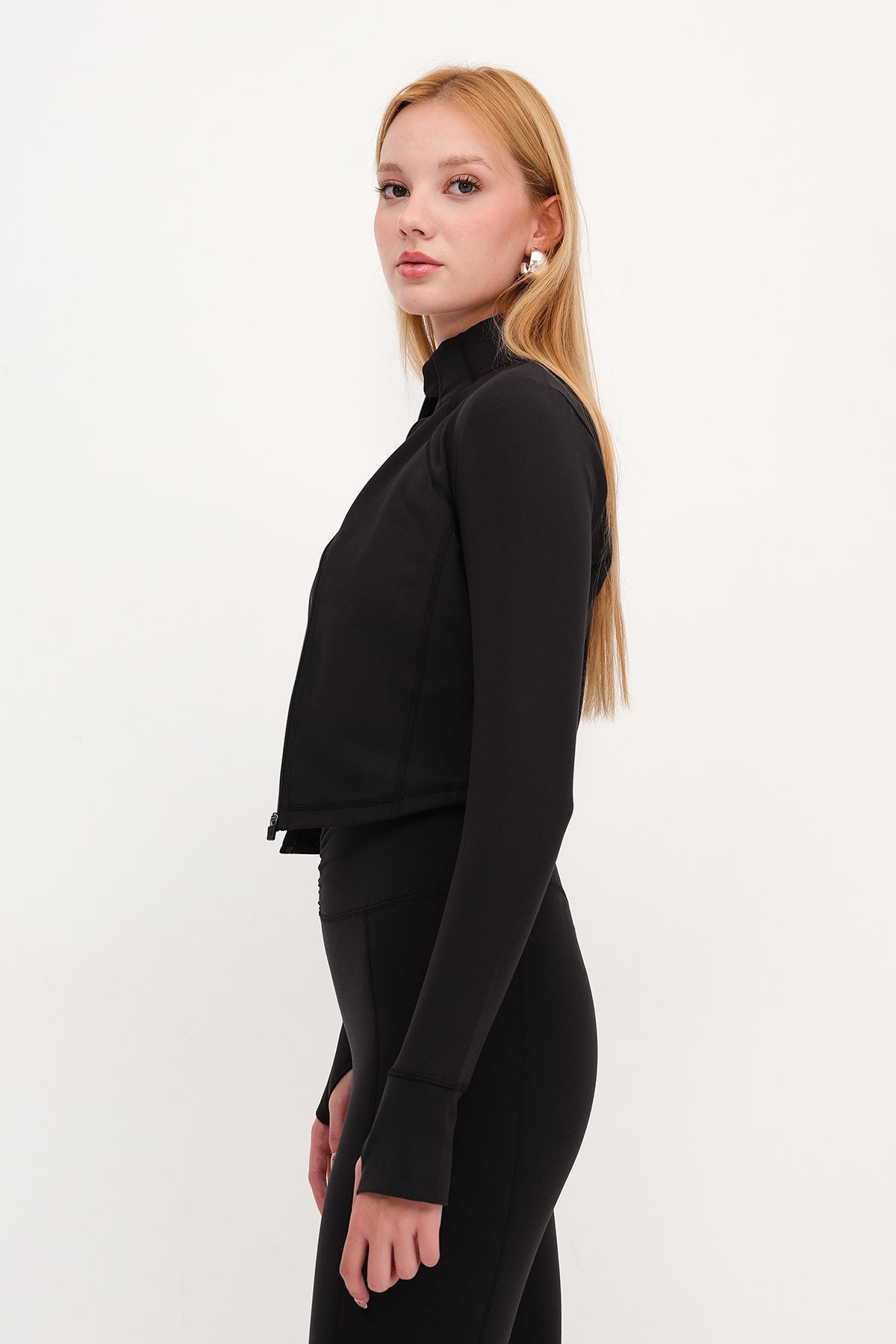 Black_Zip-Up-Soft-Fabric-Cardigan-addax