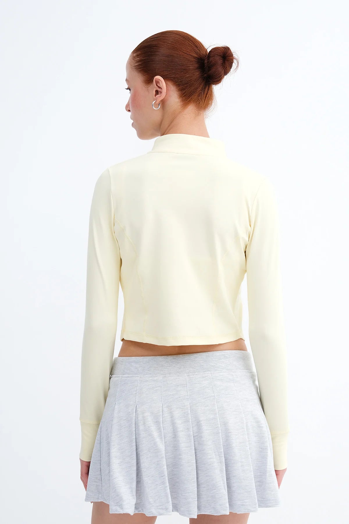 Light-Yellow_Zip-Up-Soft-Fabric-Cardigan-addax