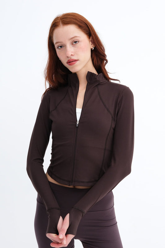 Bitter-Coffee_Zip-Up-Soft-Fabric-Cardigan-addax
