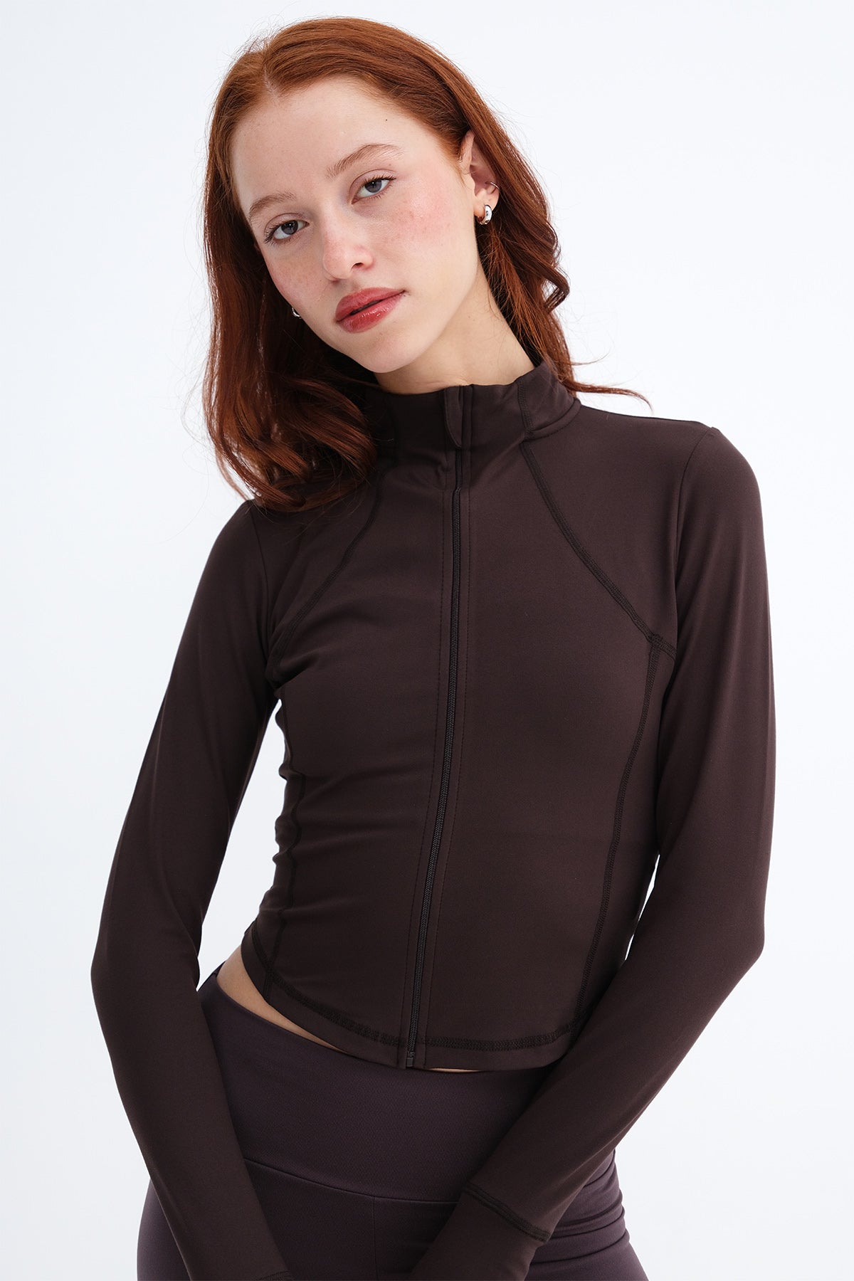 Bitter-Coffee_Zip-Up-Soft-Fabric-Cardigan-addax