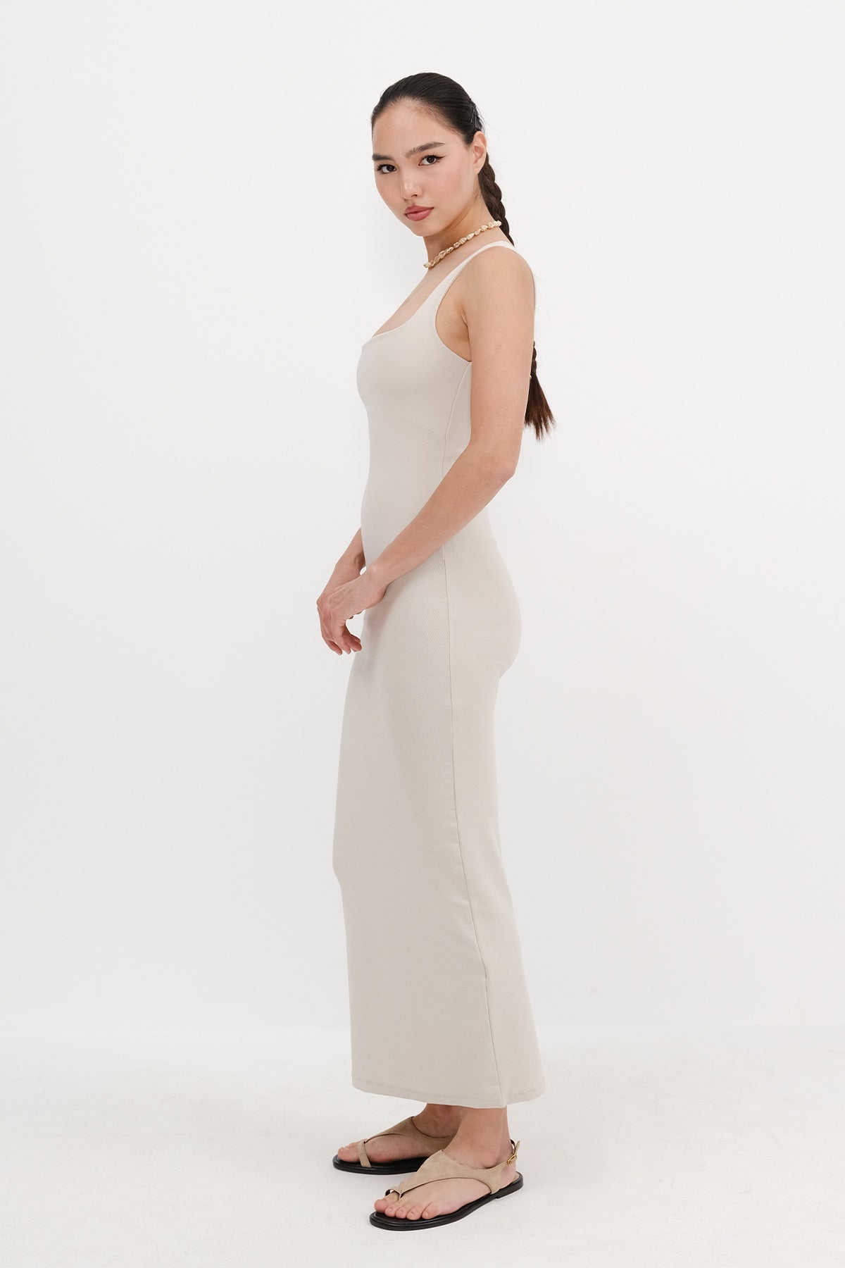 Bone_Square-Neck-Long-Dress-addax