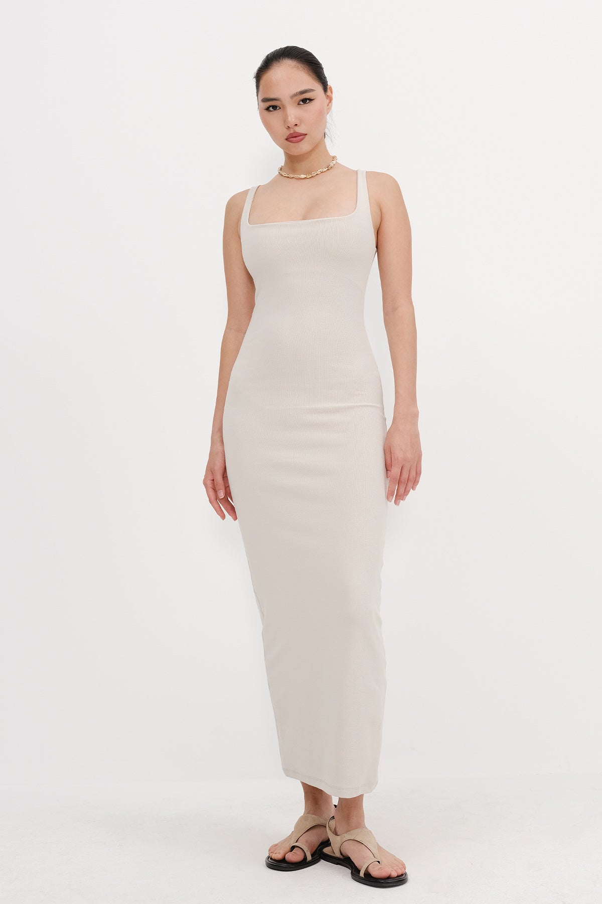 Bone_Square-Neck-Long-Dress-addax