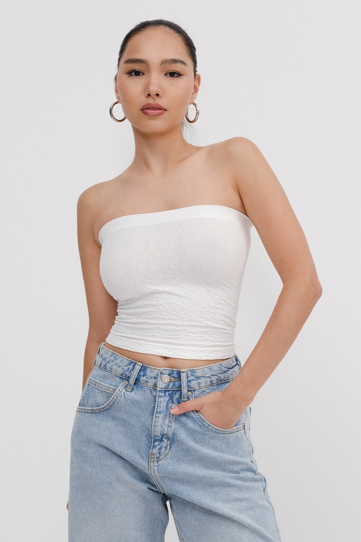 White_Strapless-Textured-Bustier-addax