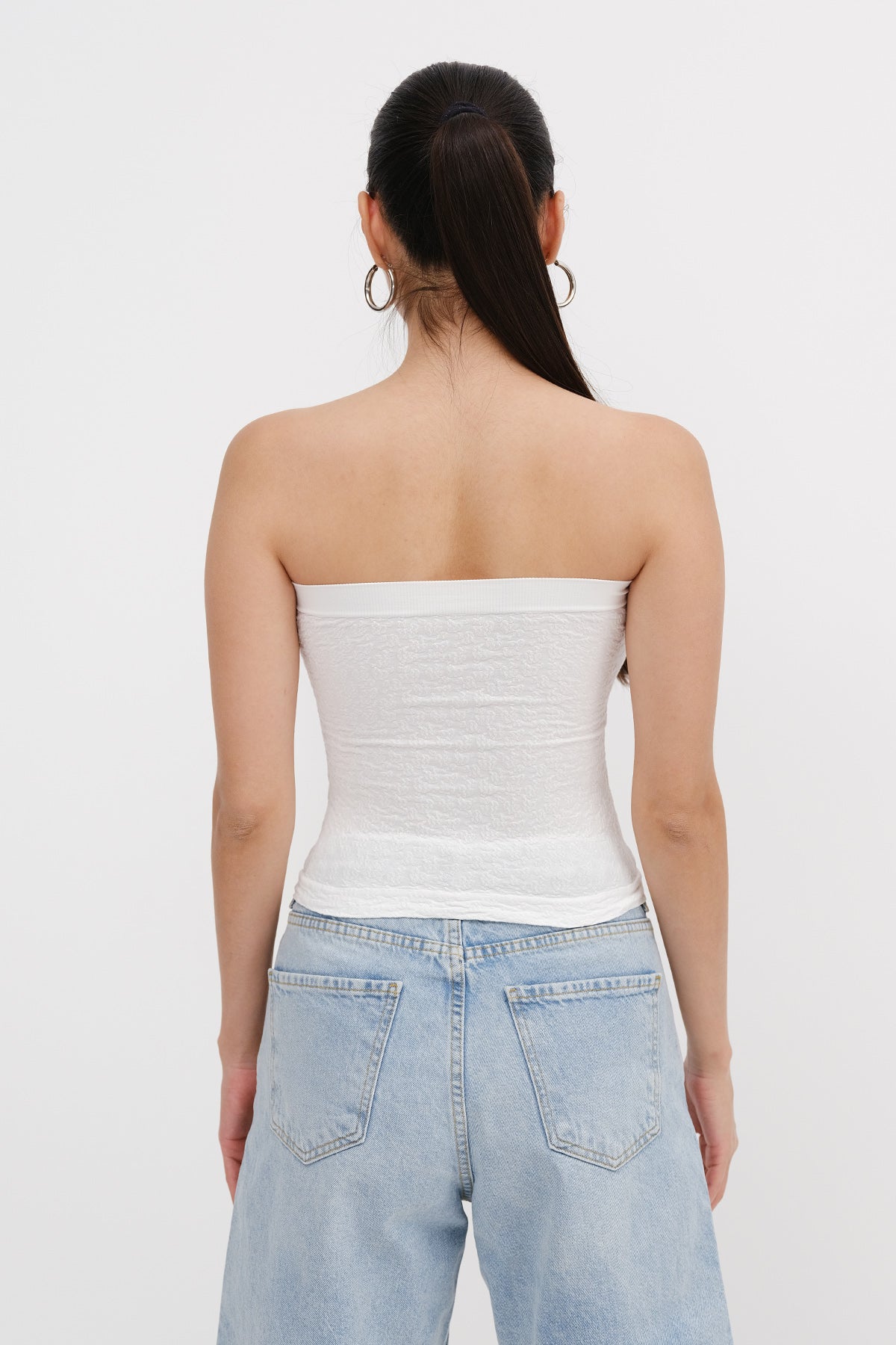 White_Strapless-Textured-Bustier-addax