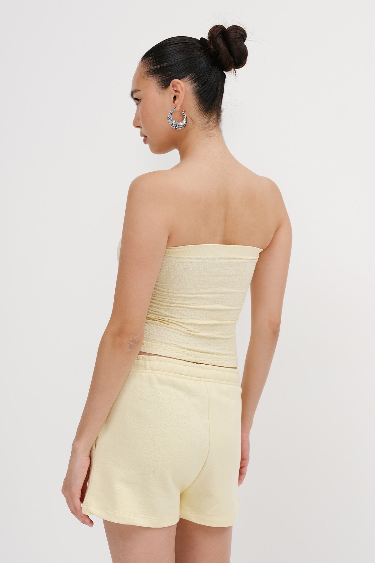 Light-Yellow_Strapless-Textured-Bustier-addax