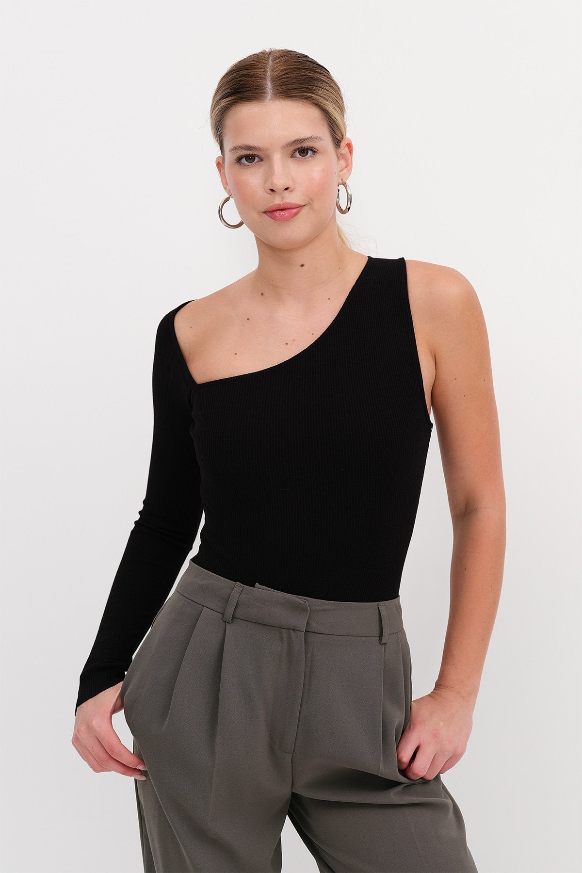 Black_One-Shoulder-Asymmetric-Bodysuit-addax